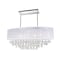 Cwi Lighting Radiant 9 Light Drum Shade Chandelier With Chrome Finish 5063P36C (Clear+ W) - alternate 2